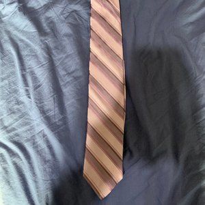 Pink & Purple DKNY Striped Tie